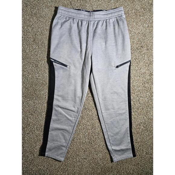 And1 Jogger Sweatpants Mens L GRAY Zip Pockets - Picture 1 of 7